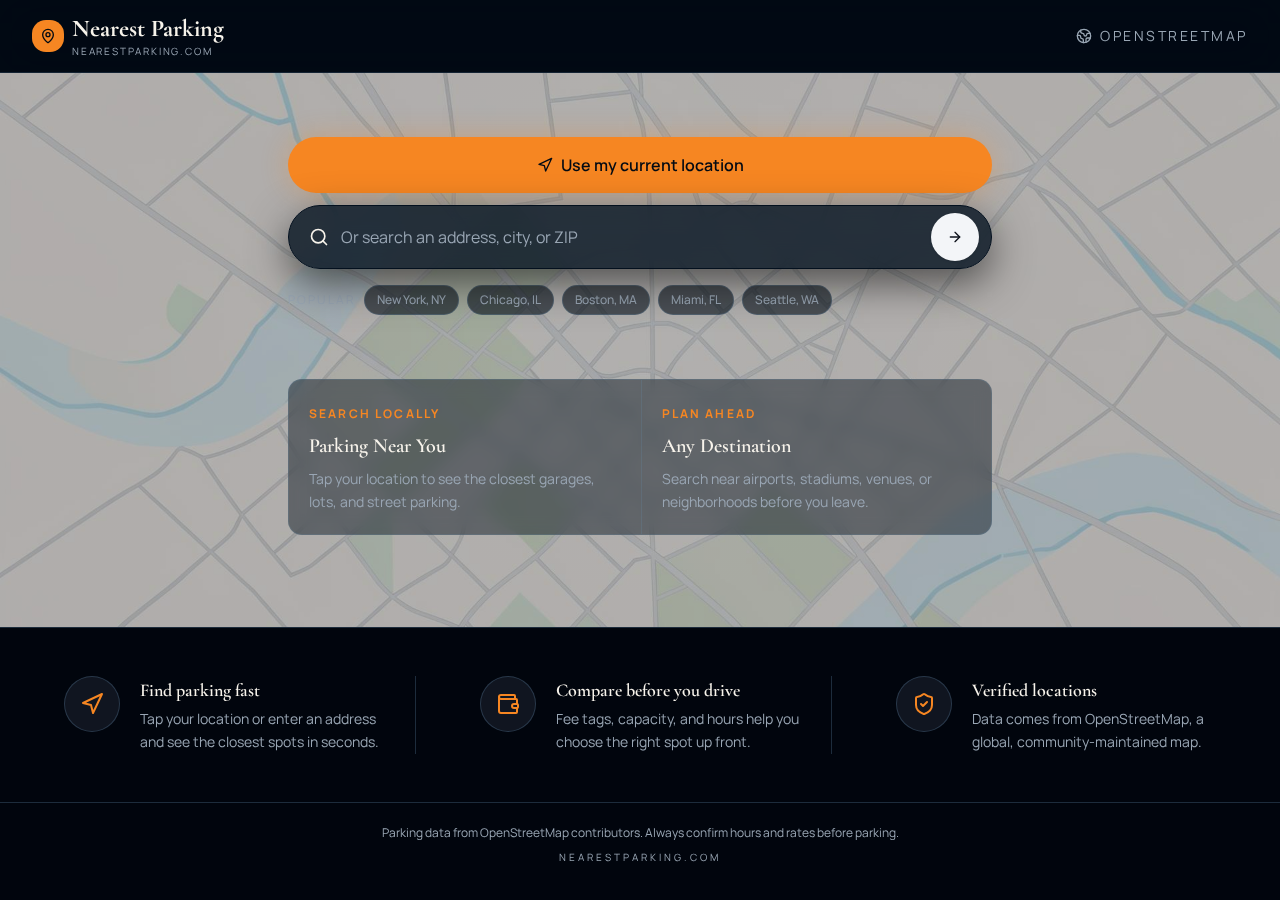 NearestParking.com Hub cover